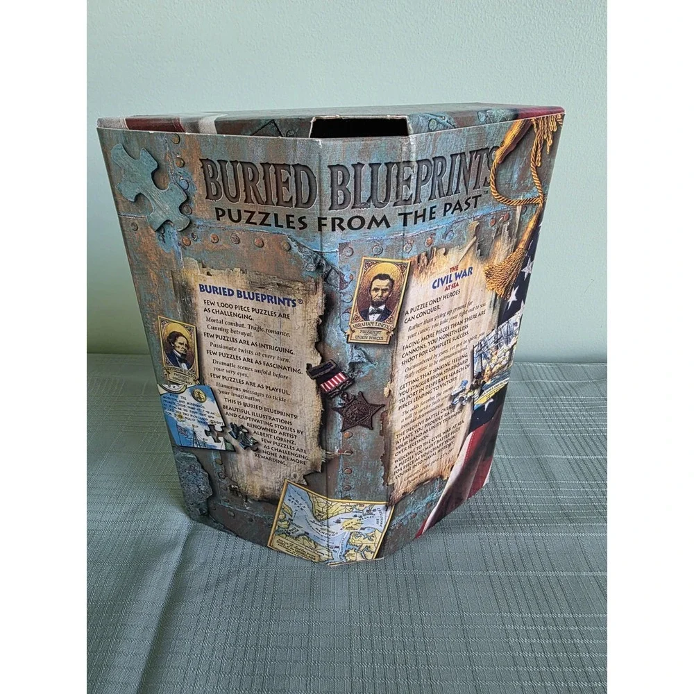 Buried Blueprints Civil War at Sea 1000pc Jigsaw Puzzle From the Past NEW